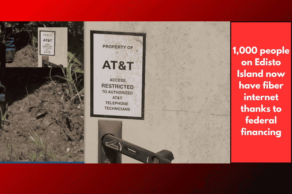 1,000 people on Edisto Island now have fiber internet thanks to federal financing