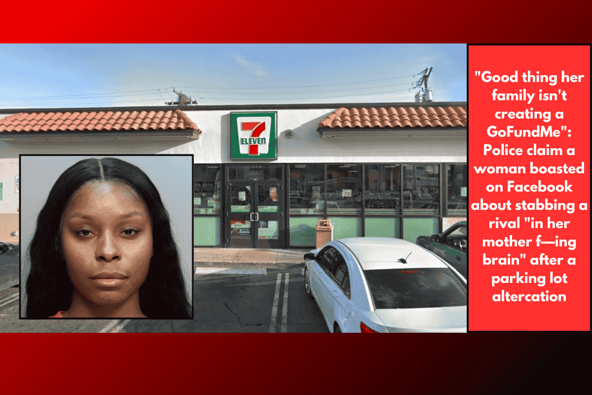 "Good thing her family isn't creating a GoFundMe": Police claim a woman boasted on Facebook about stabbing a rival "in her mother f—ing brain" after a parking lot altercation