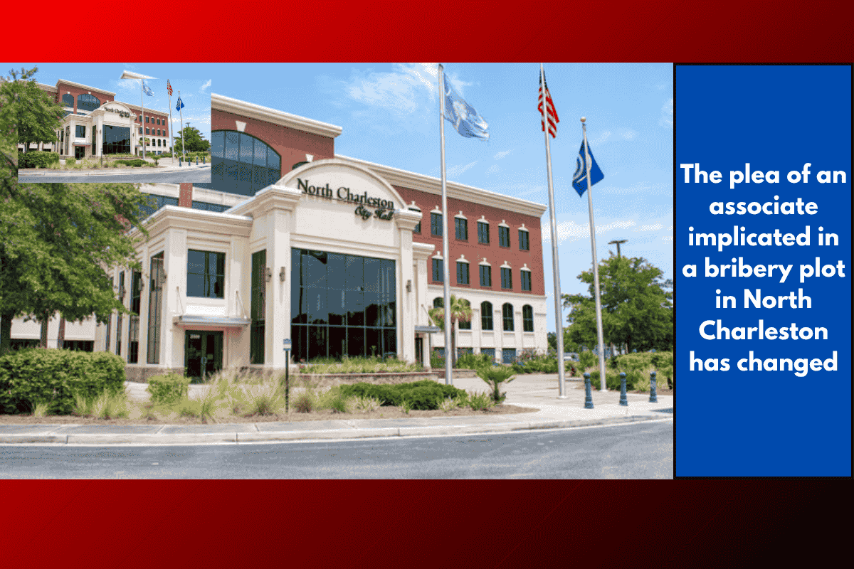 The plea of an associate implicated in a bribery plot in North Charleston has changed