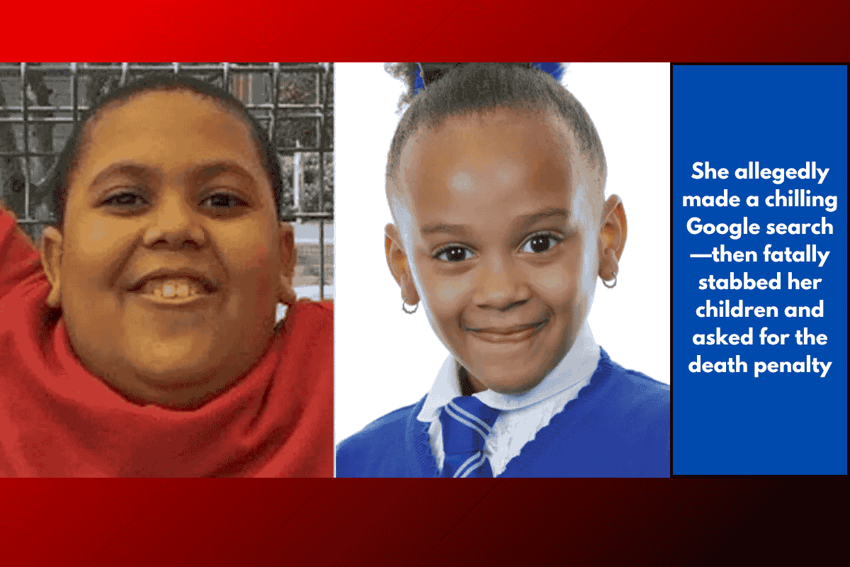 She allegedly made a chilling Google search—then fatally stabbed her children and asked for the death penalty