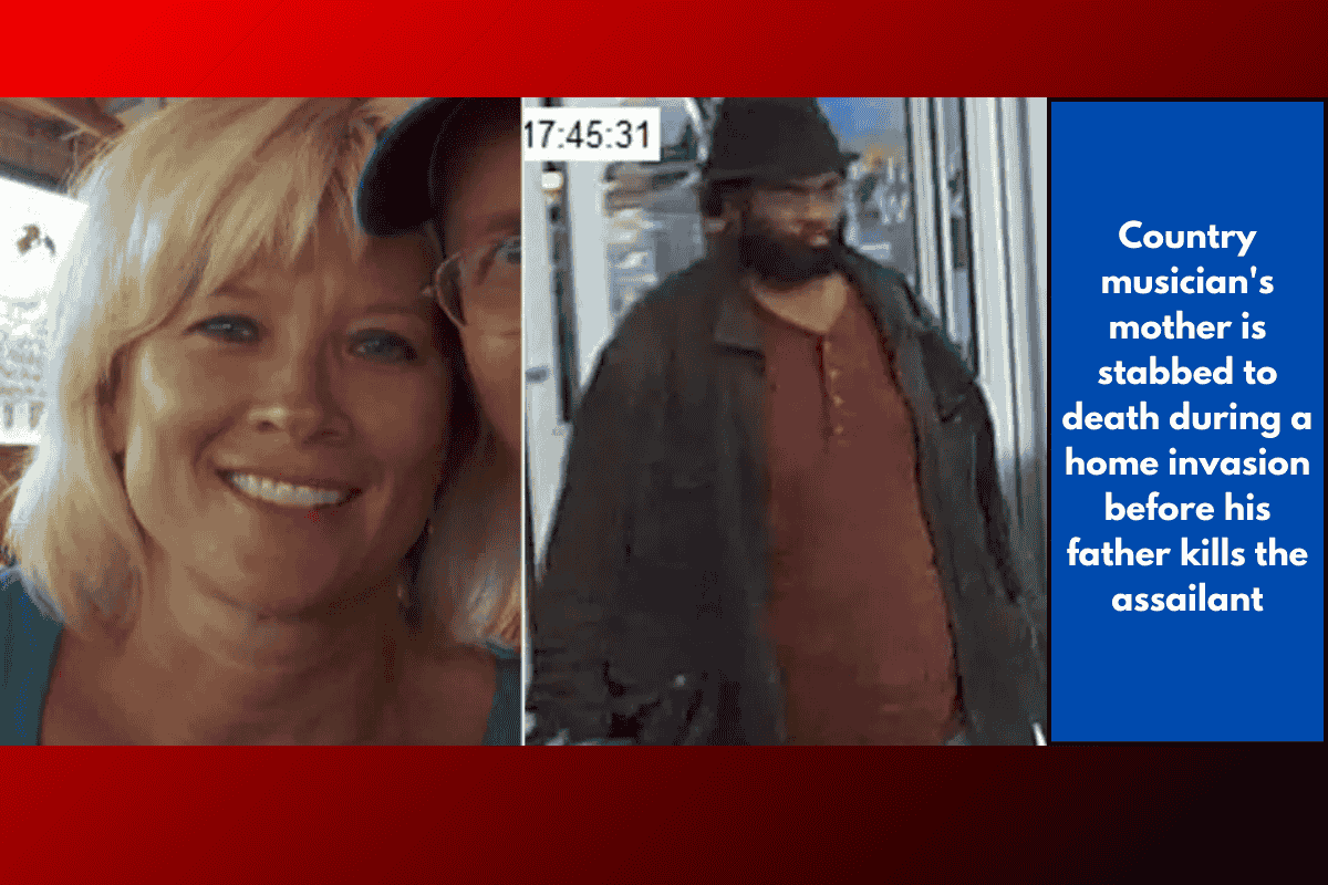 Country musician's mother is stabbed to death during a home invasion before his father kills the assailant