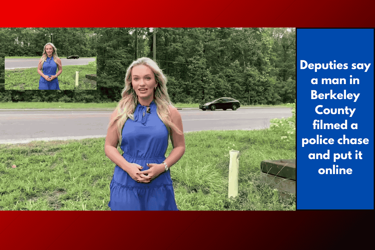 Deputies say a man in Berkeley County filmed a police chase and put it online