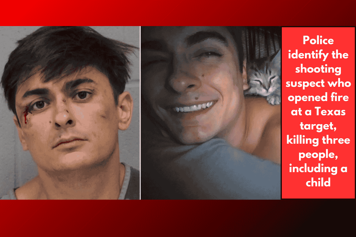 Police identify the shooting suspect who opened fire at a Texas target, killing three people, including a child