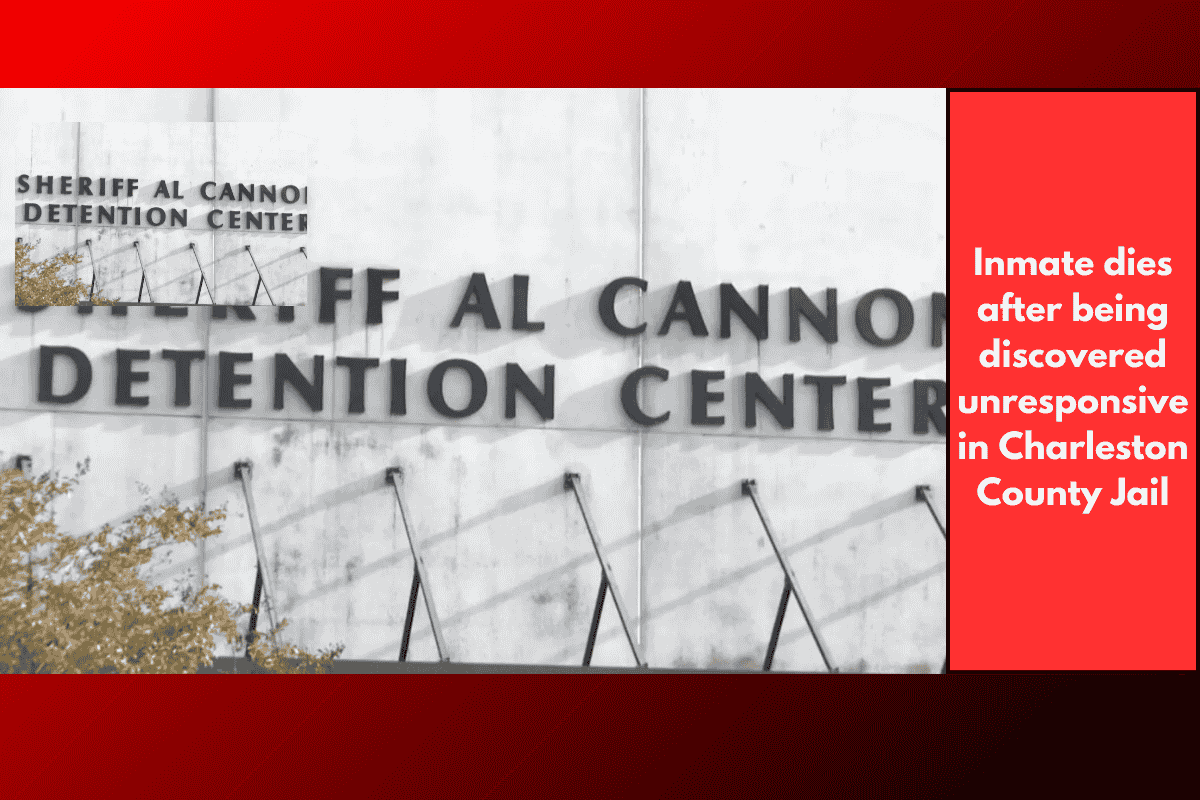 Inmate dies after being discovered unresponsive in Charleston County Jail