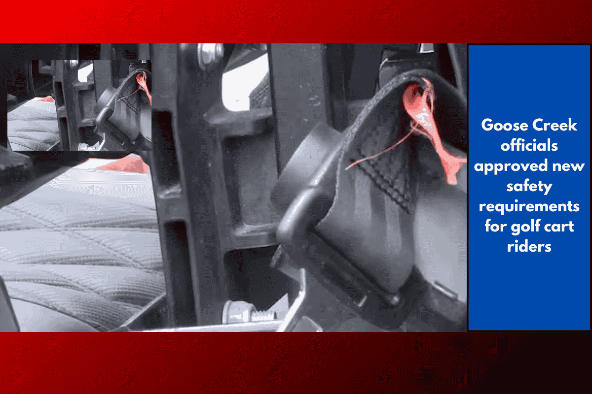 Goose Creek officials approved new safety requirements for golf cart riders