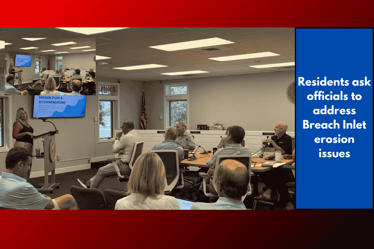 Residents ask officials to address Breach Inlet erosion issues