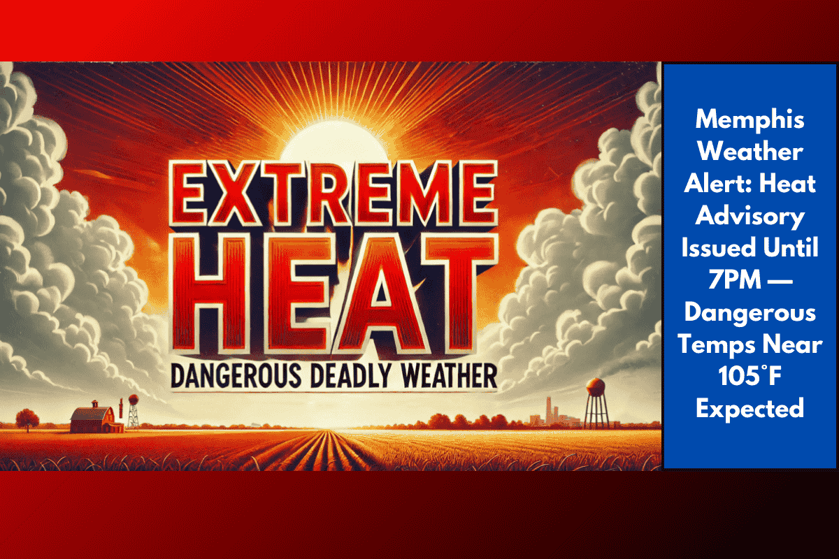 Memphis Weather Alert: Heat Advisory Issued Until 7PM — Dangerous Temps Near 105°F Expected