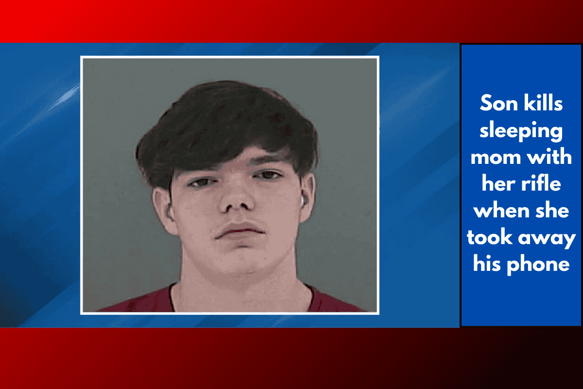 Son kills sleeping mom with her rifle when she took away his phone