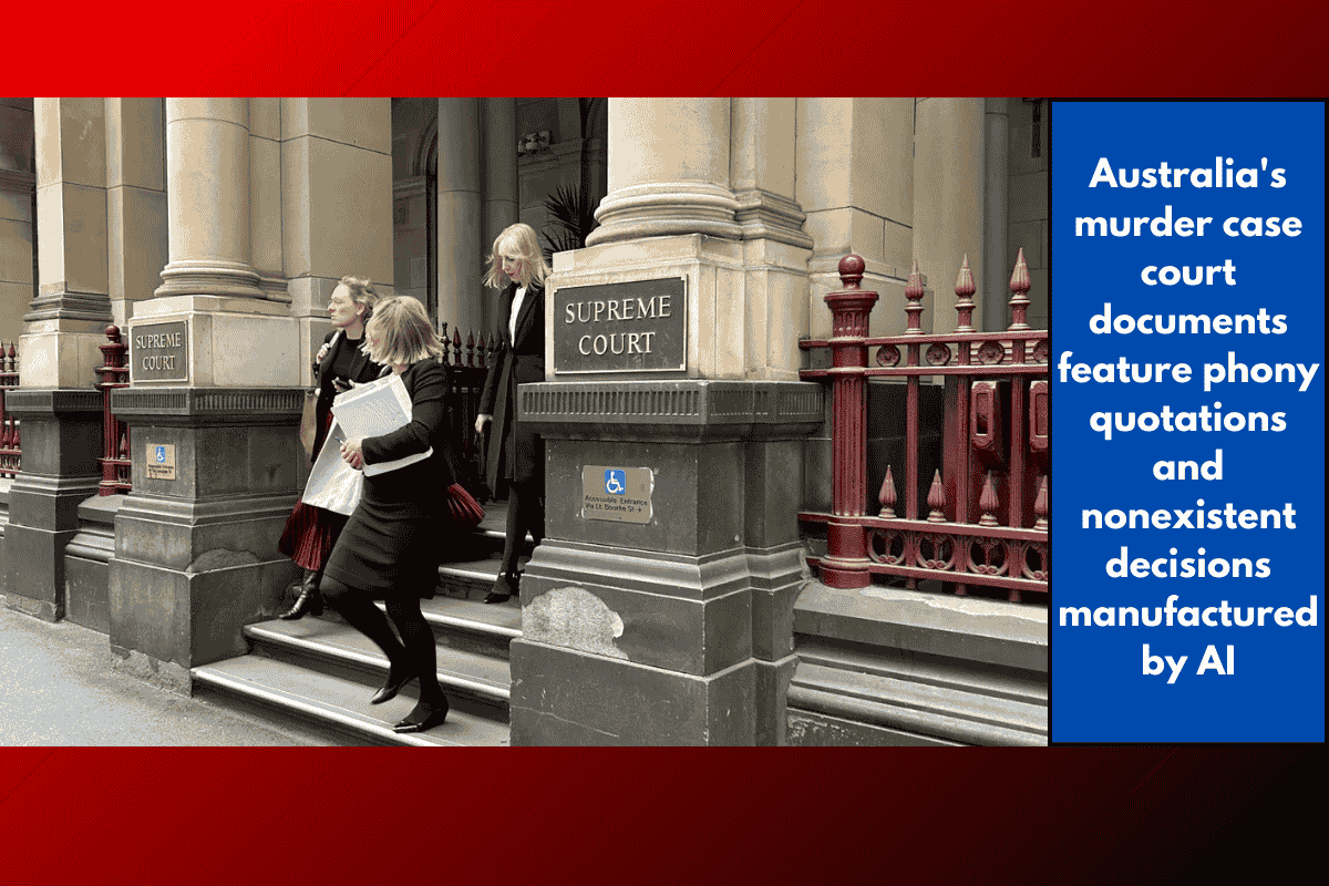 Australia's murder case court documents feature phony quotations and nonexistent decisions manufactured by AI