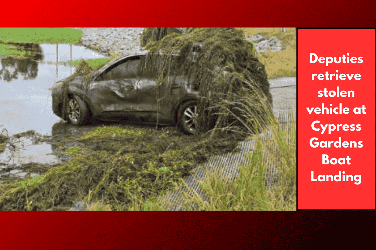 Deputies retrieve stolen vehicle at Cypress Gardens Boat Landing