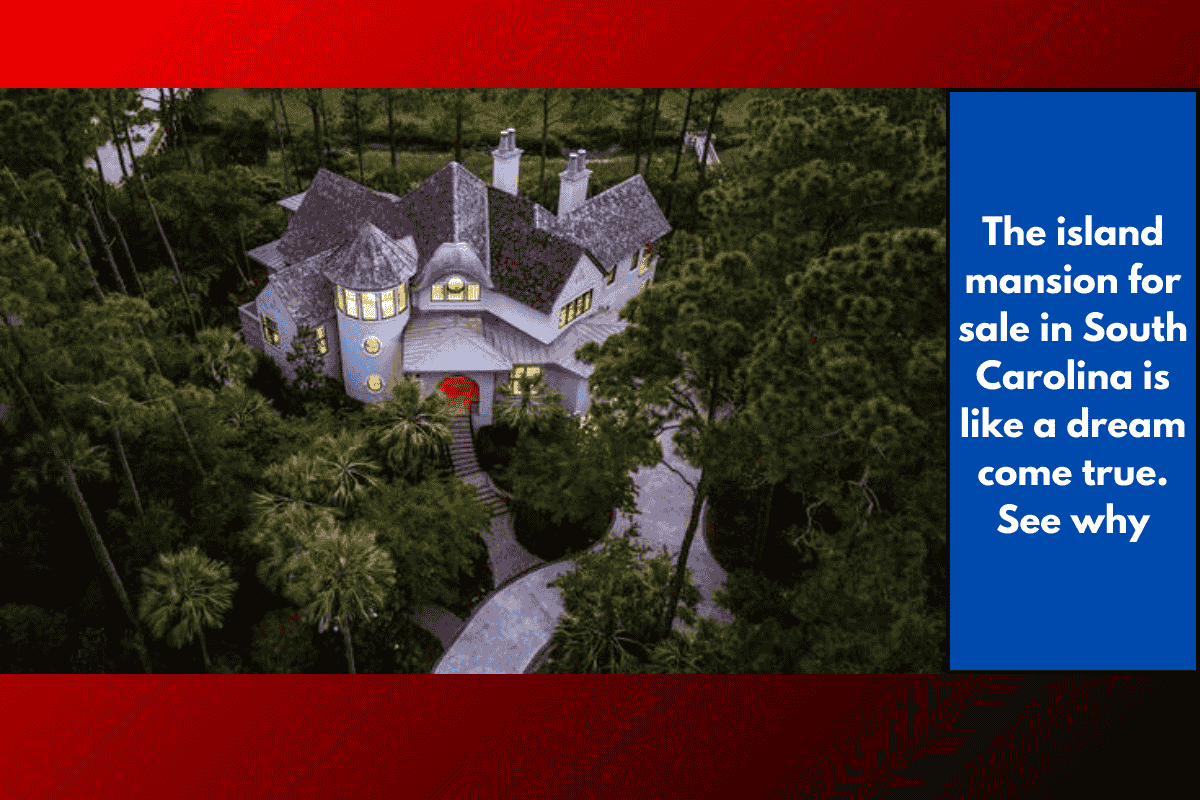 The island mansion for sale in South Carolina is like a dream come true. See why