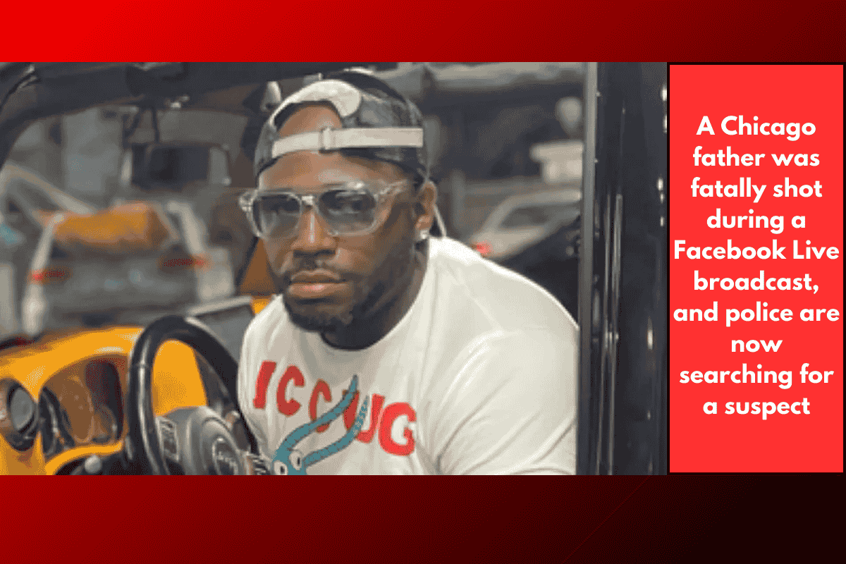 A Chicago father was fatally shot during a Facebook Live broadcast, and police are now searching for a suspect