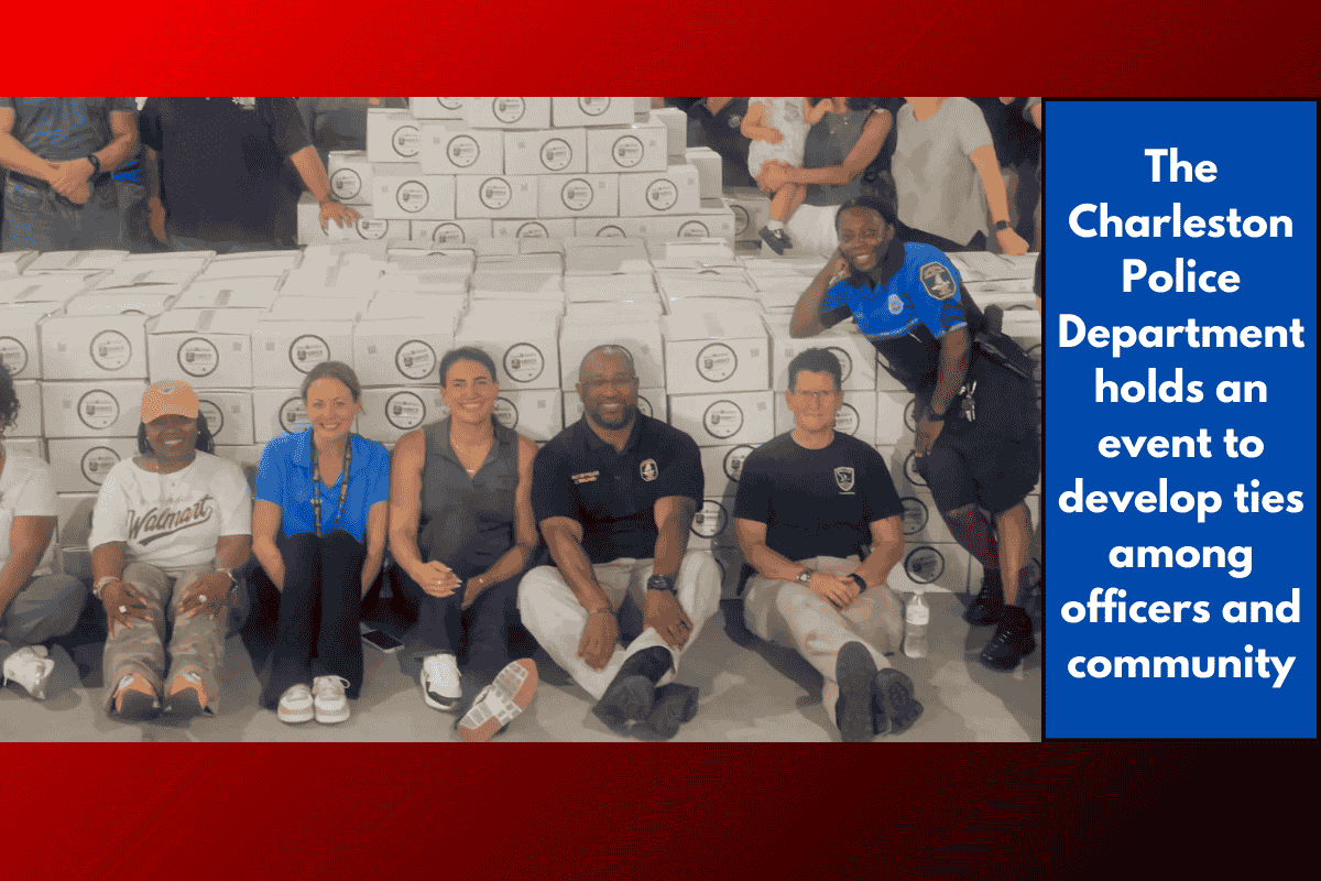 The Charleston Police Department holds an event to develop ties among officers and community