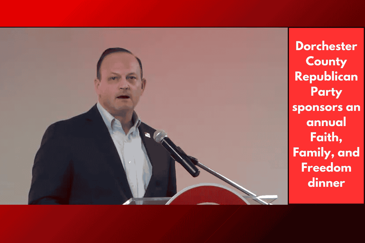 Dorchester County Republican Party sponsors an annual Faith, Family, and Freedom dinner