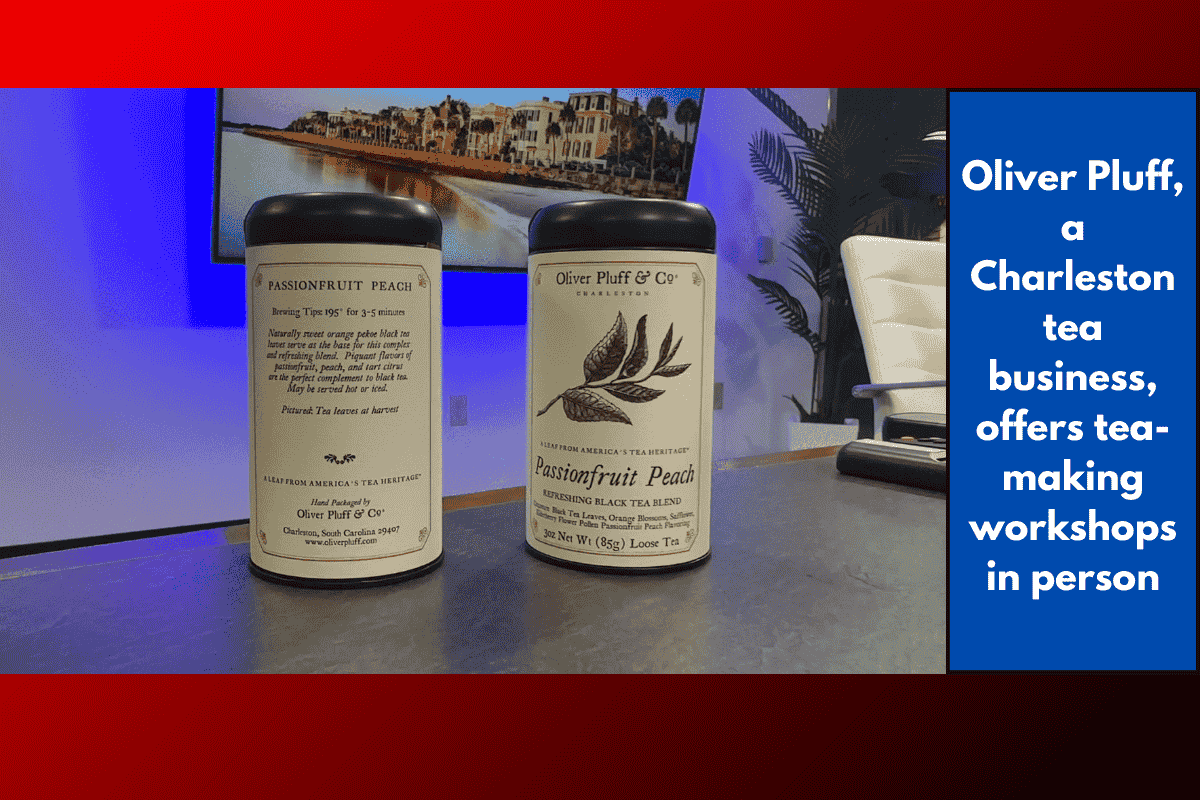 Oliver Pluff, a Charleston tea business, offers tea-making workshops in person