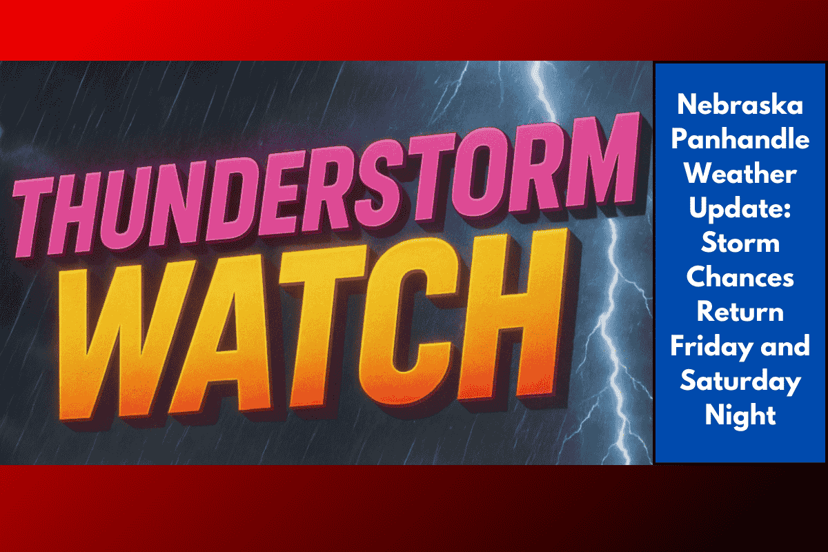 Nebraska Panhandle Weather Update: Storm Chances Return Friday and Saturday Night