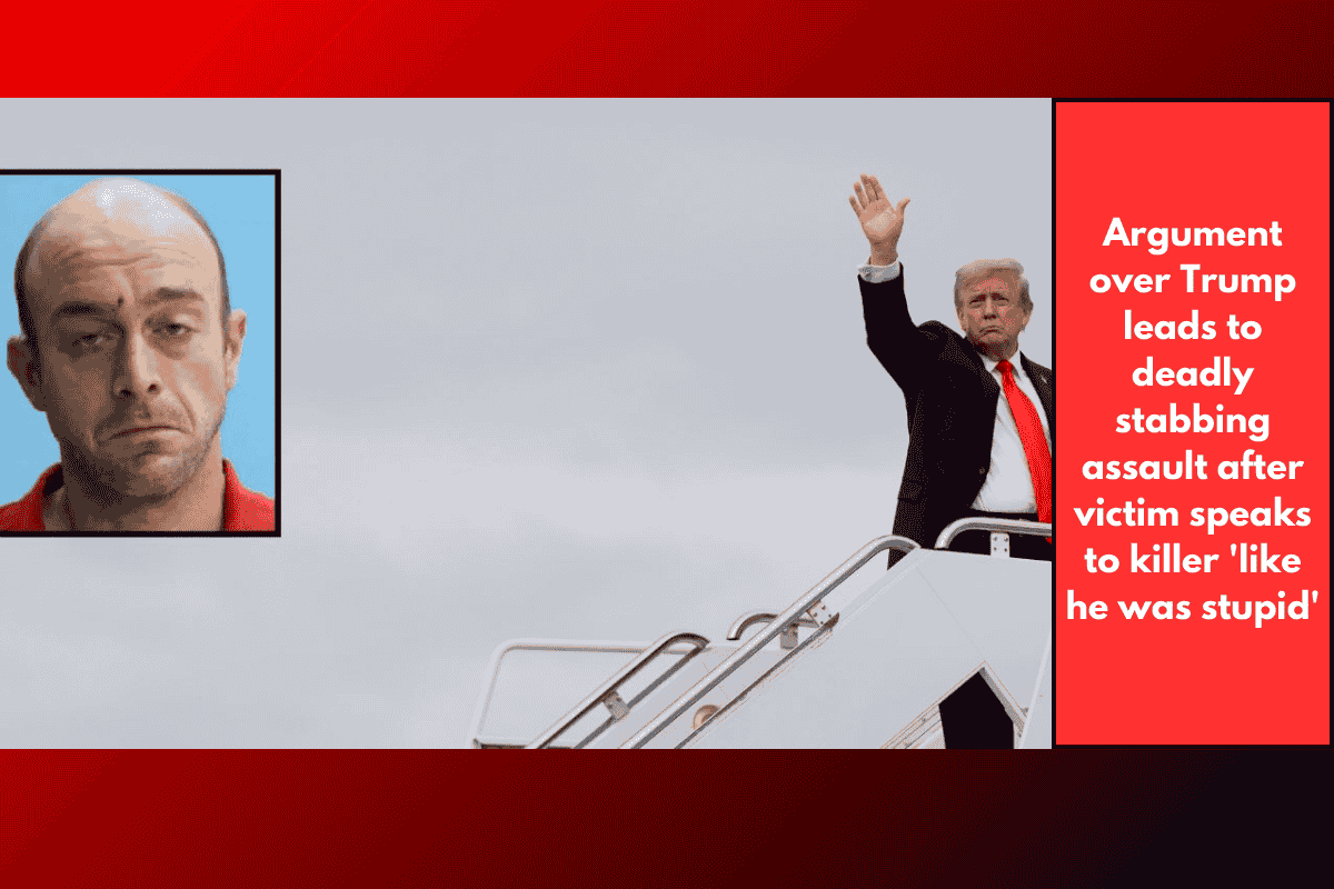 Argument over Trump leads to deadly stabbing assault after victim speaks to killer 'like he was stupid'