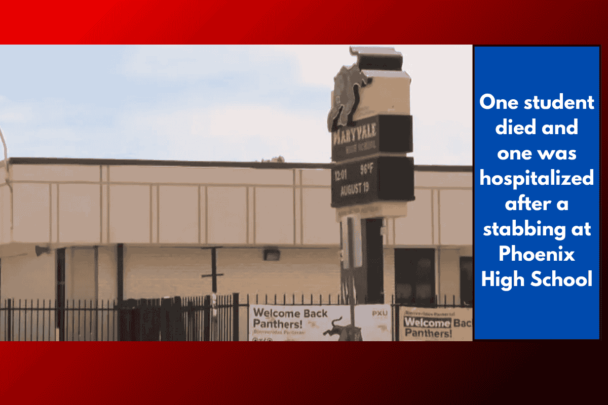 One student died and one was hospitalized after a stabbing at Phoenix High School
