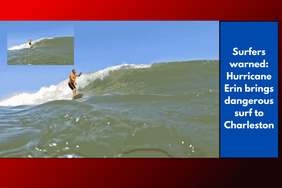 Surfers warned: Hurricane Erin brings dangerous surf to Charleston