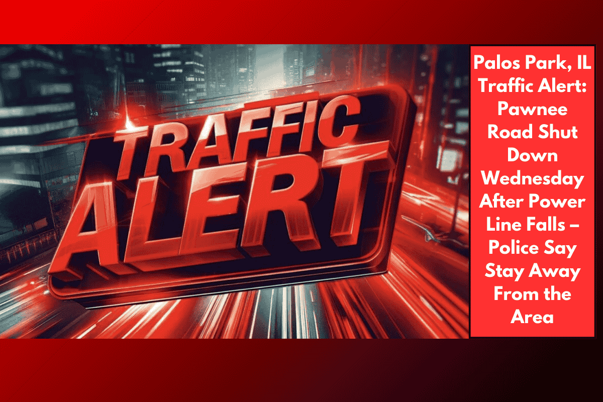 Palos Park, IL Traffic Alert: Pawnee Road Shut Down Wednesday After Power Line Falls – Police Say Stay Away From the Area