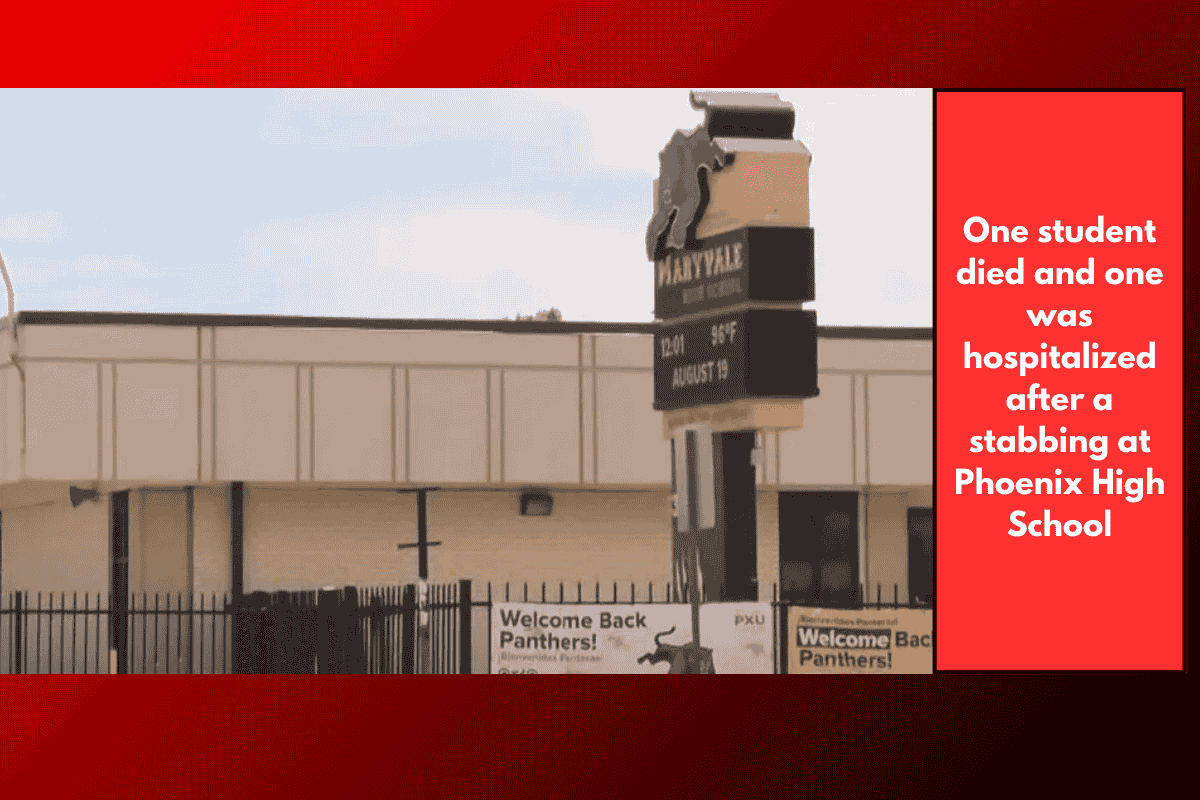 One student died and one was hospitalized after a stabbing at Phoenix High School