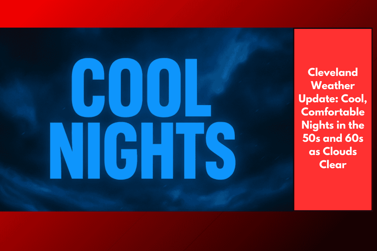 Cleveland Weather Update: Cool, Comfortable Nights in the 50s and 60s as Clouds Clear
