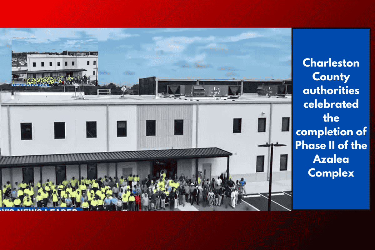 Charleston County authorities celebrated the completion of Phase II of the Azalea Complex
