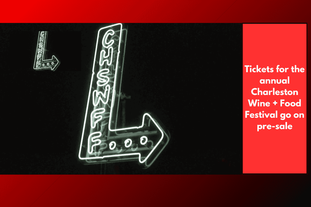 Tickets for the annual Charleston Wine + Food Festival go on pre-sale