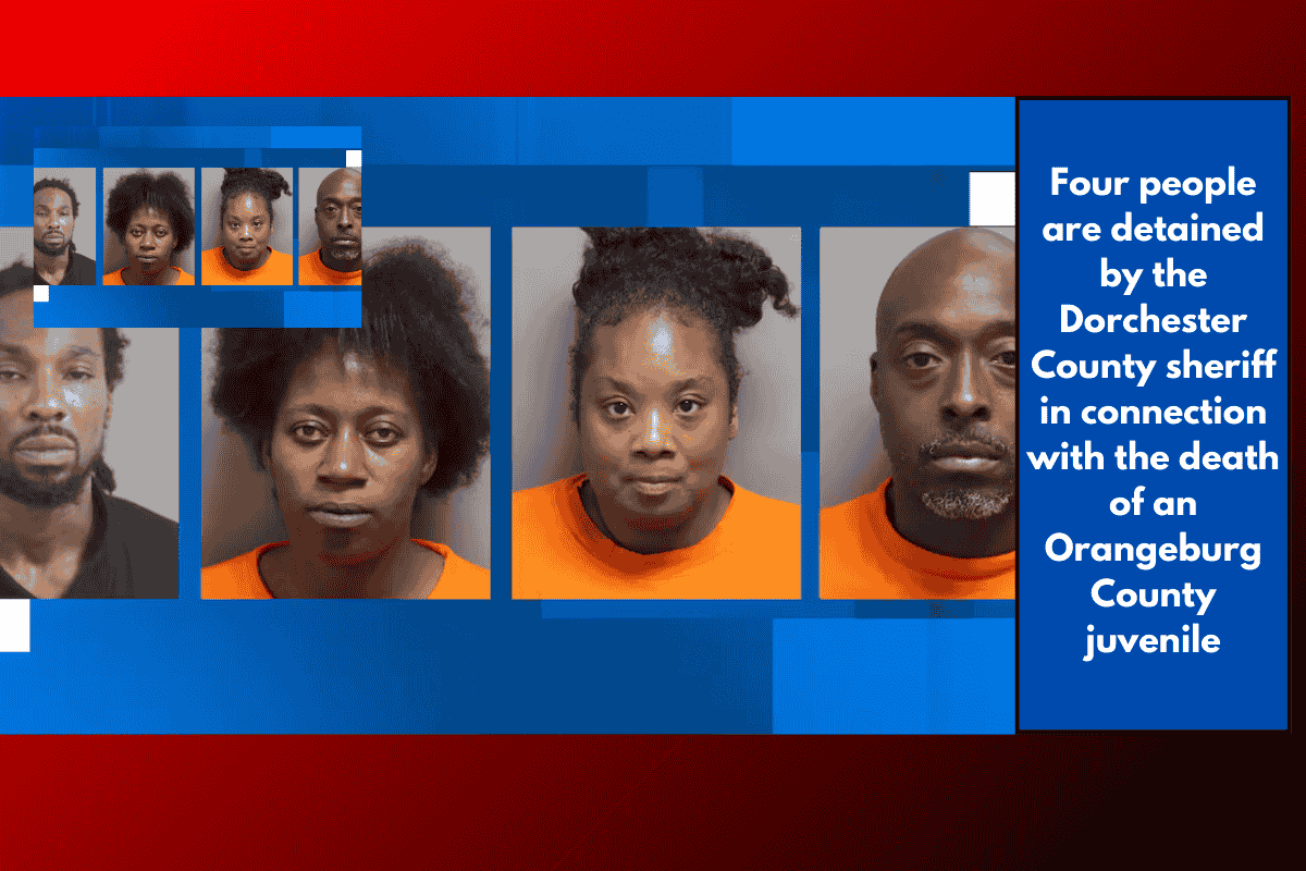 Four people are detained by the Dorchester County sheriff in connection with the death of an Orangeburg County juvenile