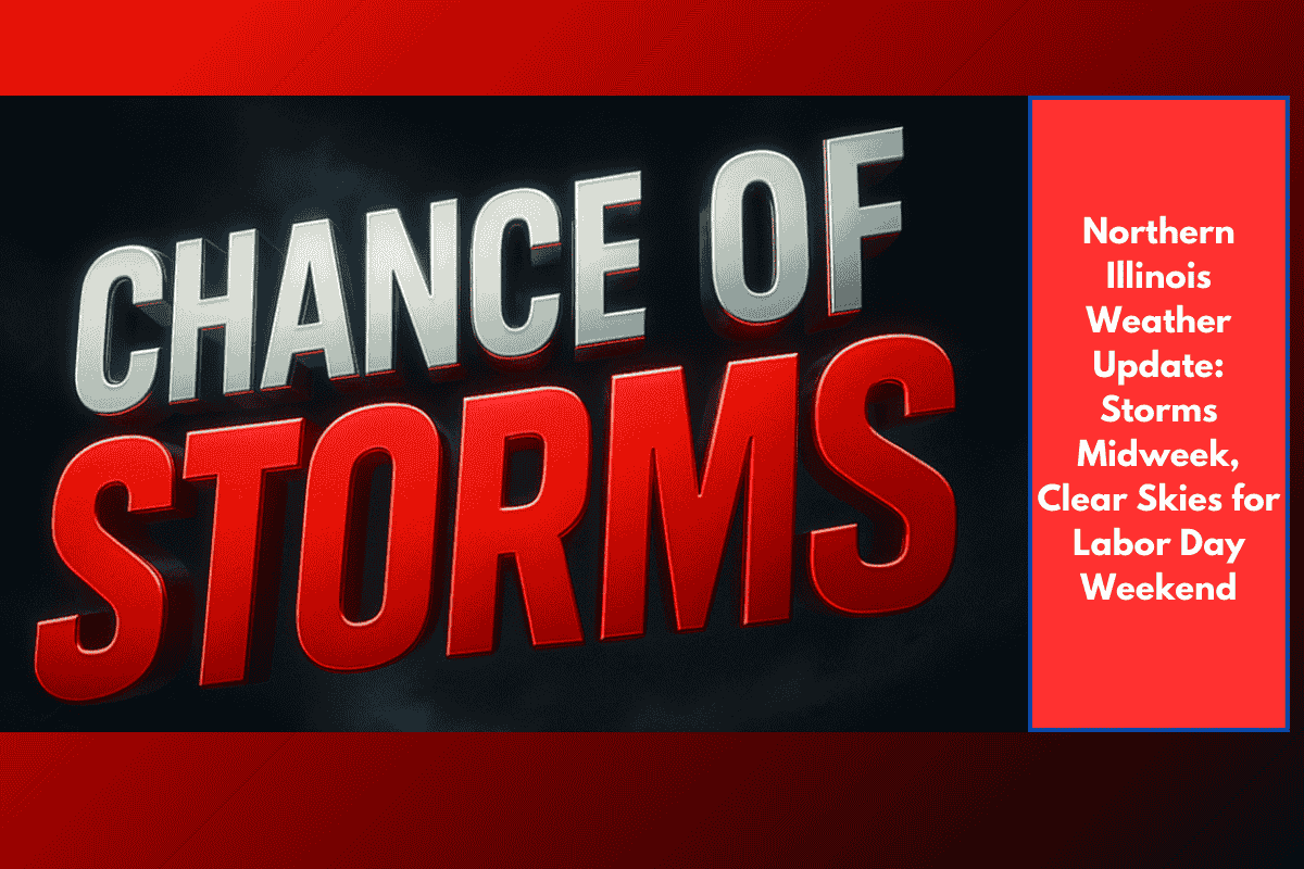 Northern Illinois Weather Update: Storms Midweek, Clear Skies for Labor Day Weekend