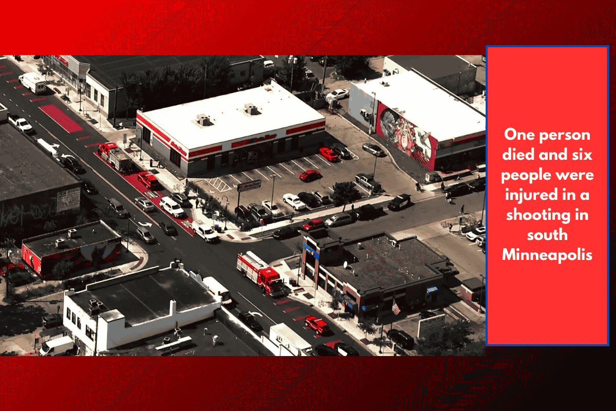 One person died and six people were injured in a shooting in south Minneapolis