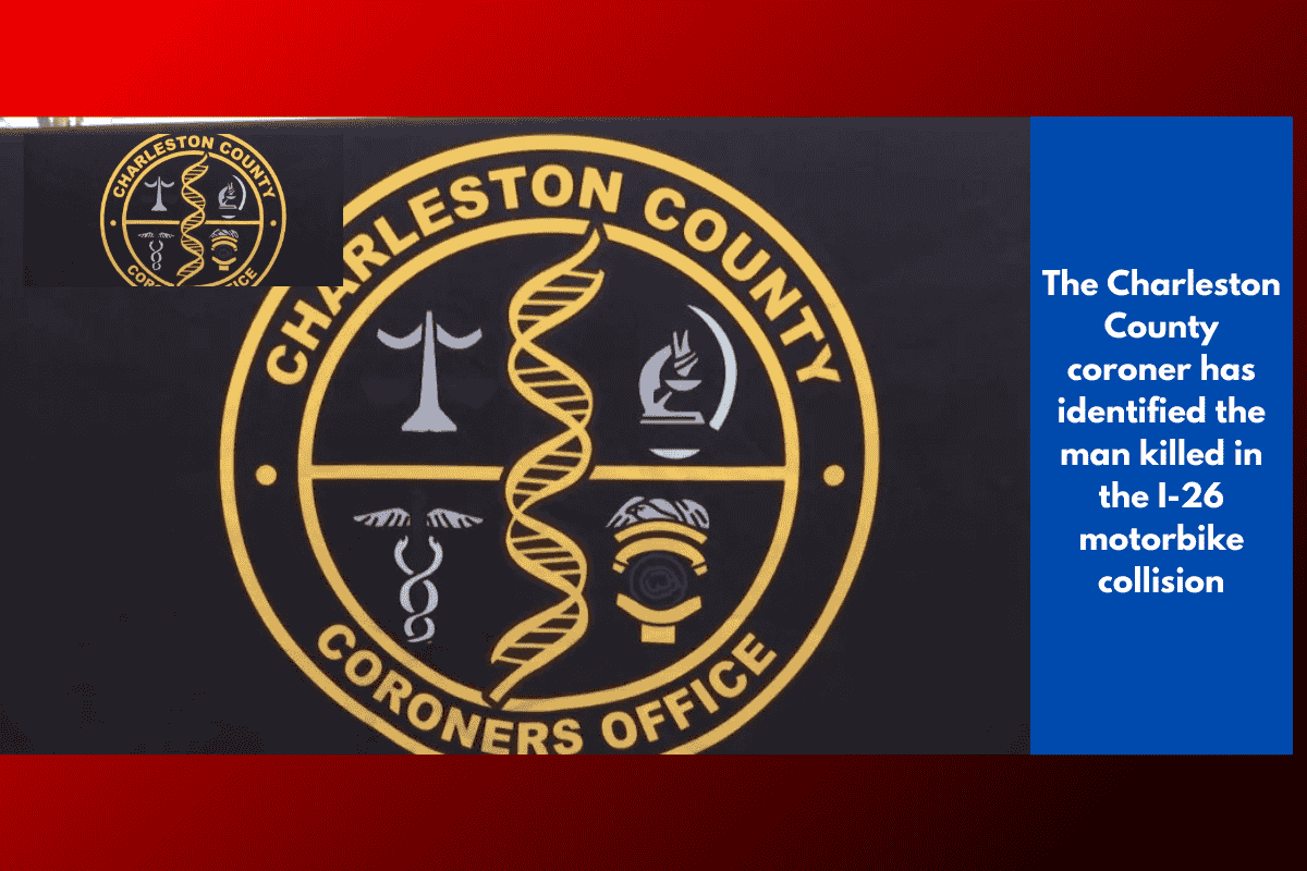 The Charleston County coroner has identified the man killed in the I-26 motorbike collision