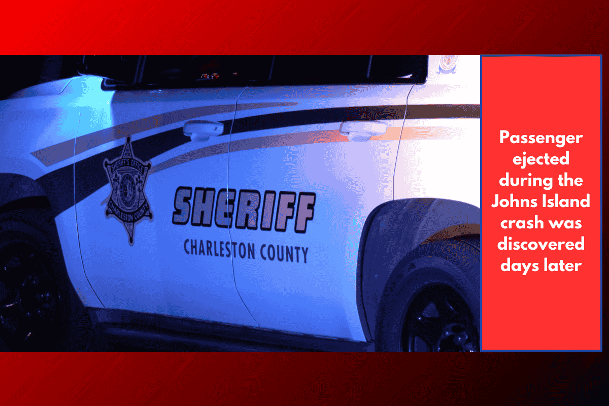 Passenger ejected during the Johns Island crash was discovered days later