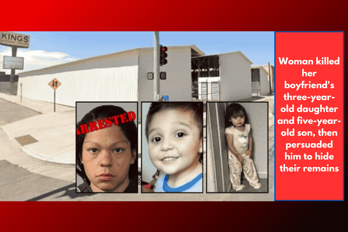 Woman killed her boyfriend's three-year-old daughter and five-year-old son, then persuaded him to hide their remains