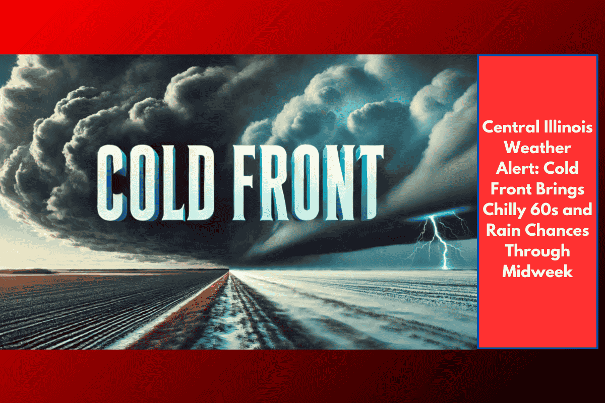 Central Illinois Weather Alert: Cold Front Brings Chilly 60s and Rain Chances Through Midweek