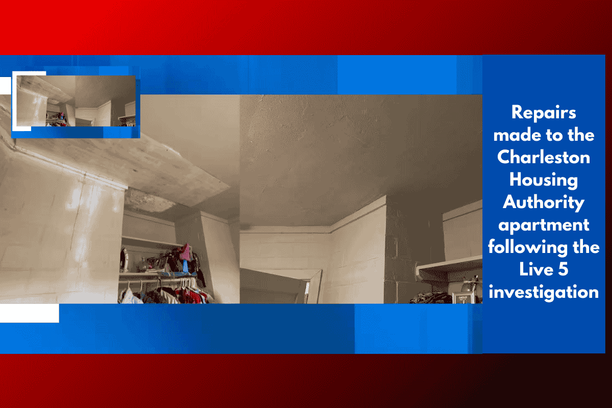 Repairs made to the Charleston Housing Authority apartment following the Live 5 investigation