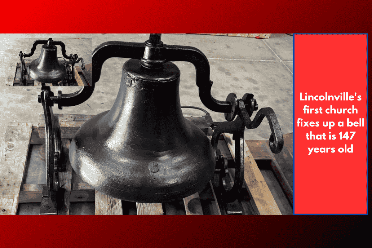 Lincolnville's first church fixes up a bell that is 147 years old
