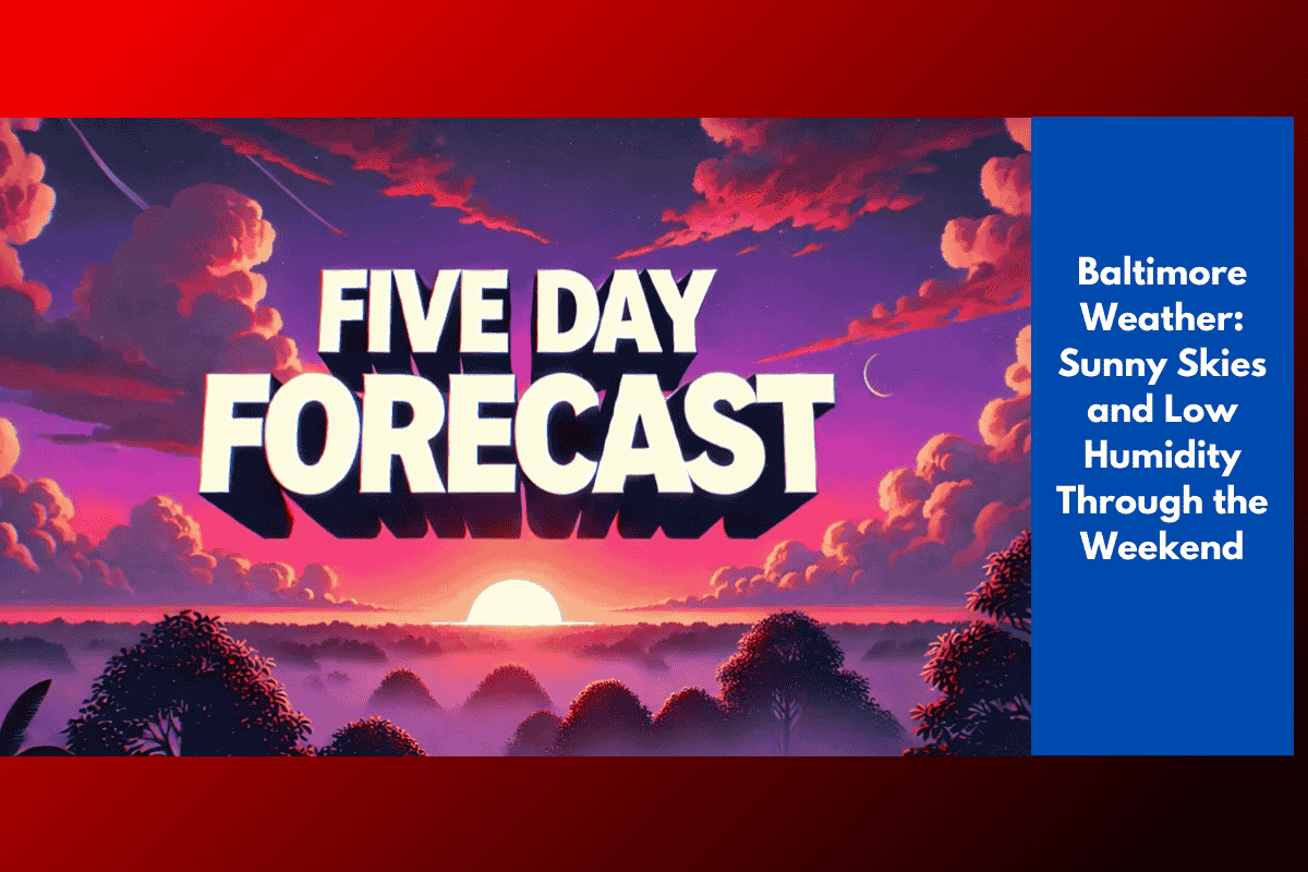 Baltimore Weather: Sunny Skies and Low Humidity Through the Weekend