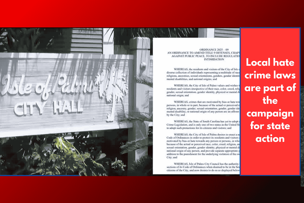 Local hate crime laws are part of the campaign for state action