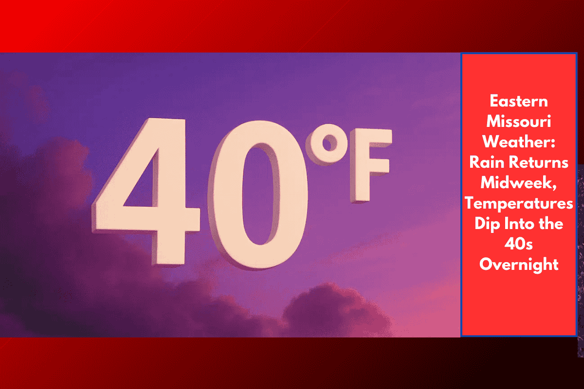 Eastern Missouri Weather: Rain Returns Midweek, Temperatures Dip Into the 40s Overnight