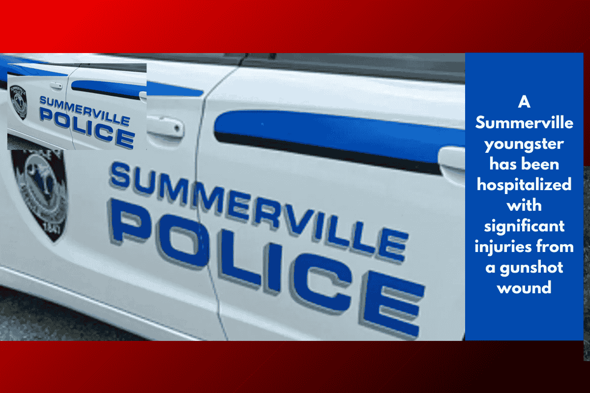 A Summerville youngster has been hospitalized with significant injuries from a gunshot wound
