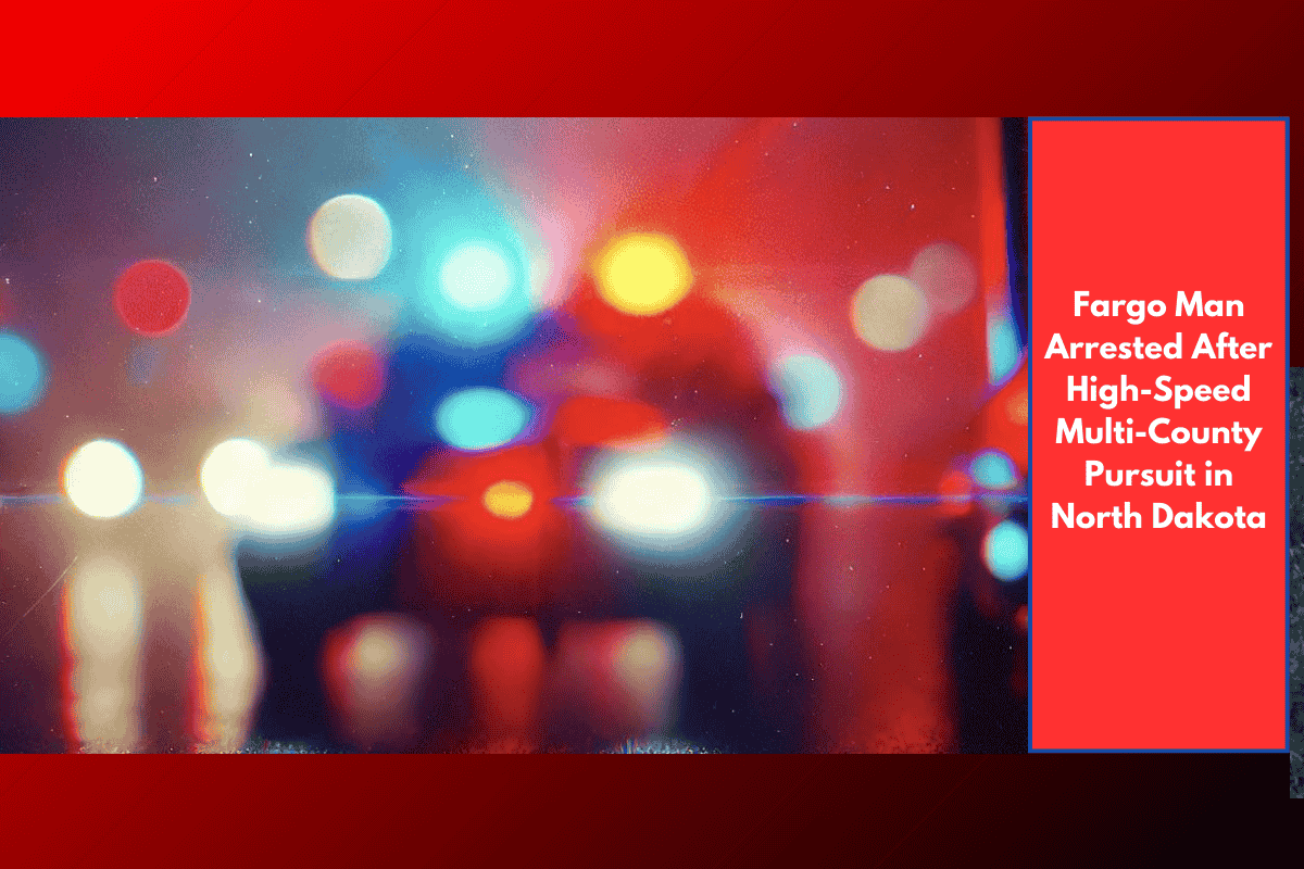 Fargo Man Arrested After High-Speed Multi-County Pursuit in North Dakota