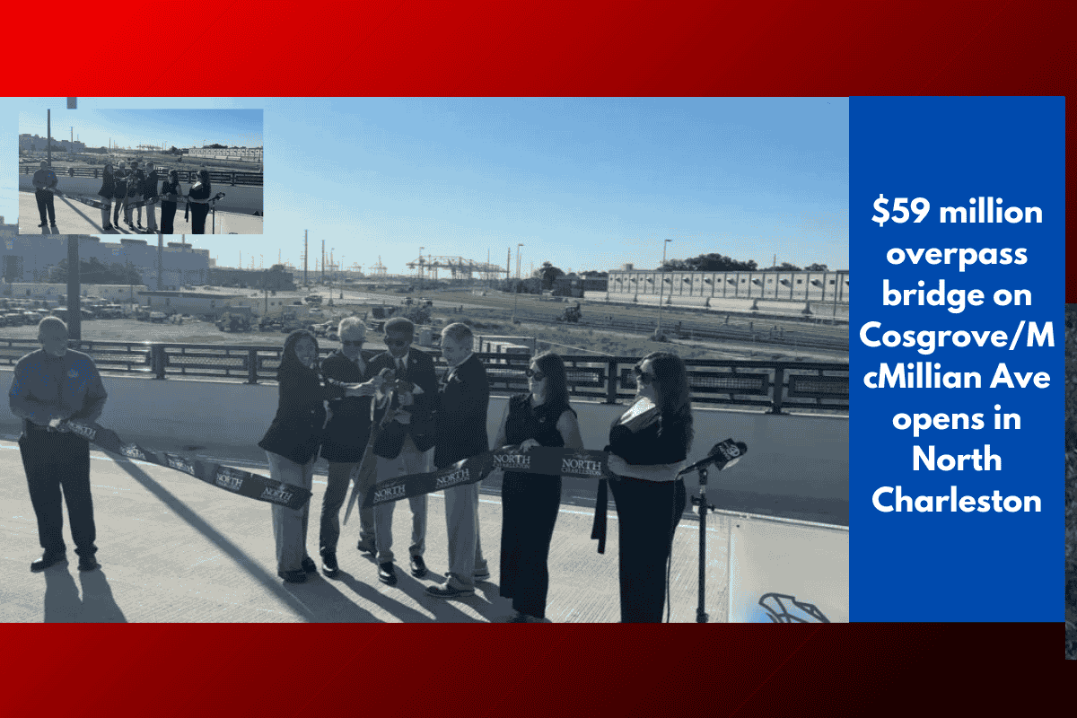 $59 million overpass bridge on Cosgrove/McMillian Ave opens in North Charleston