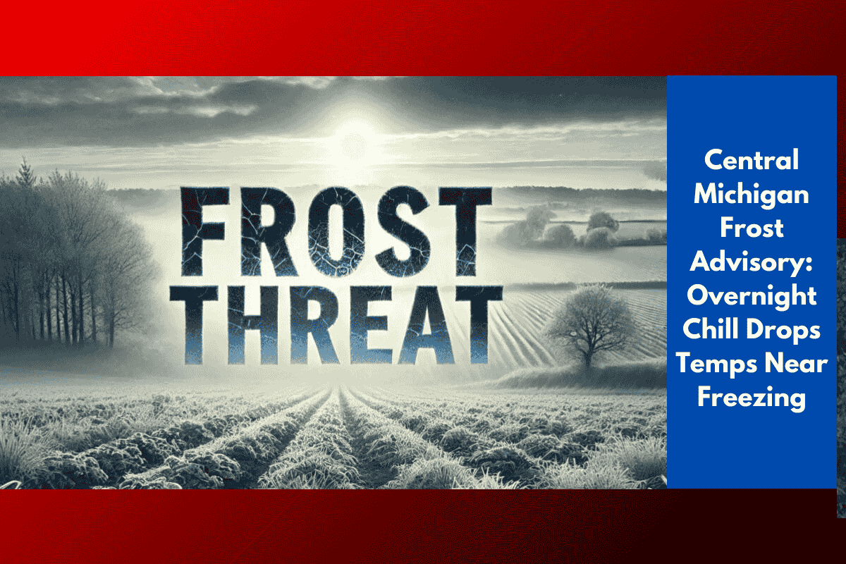 Central Michigan Frost Advisory: Overnight Chill Drops Temps Near Freezing