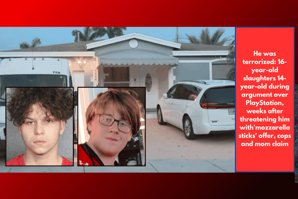 He was terrorized: 16-year-old slaughters 14-year-old during argument over PlayStation, weeks after threatening him with'mozzarella sticks' offer, cops and mom claim
