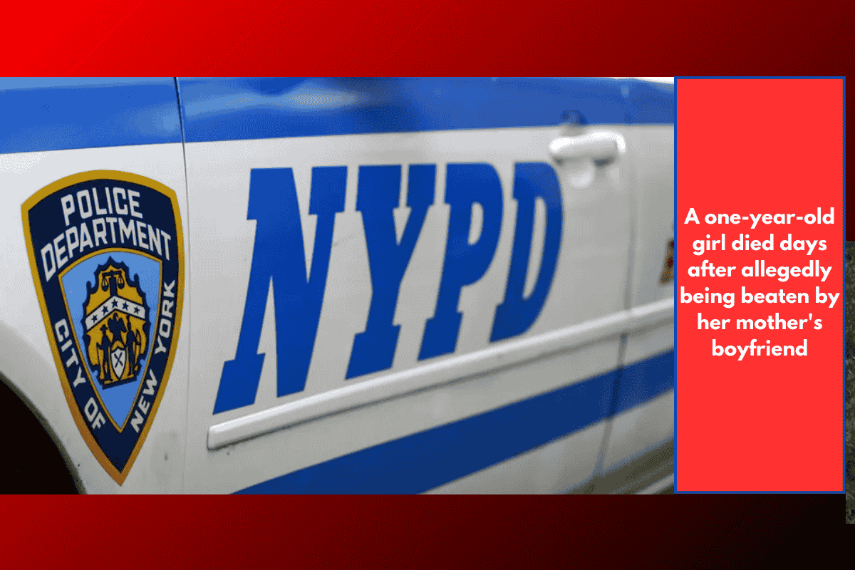 A one-year-old girl died days after allegedly being beaten by her mother's boyfriend