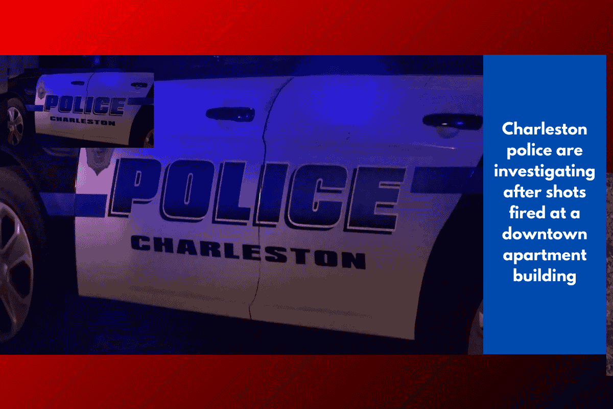 Charleston police are investigating after shots fired at a downtown apartment building