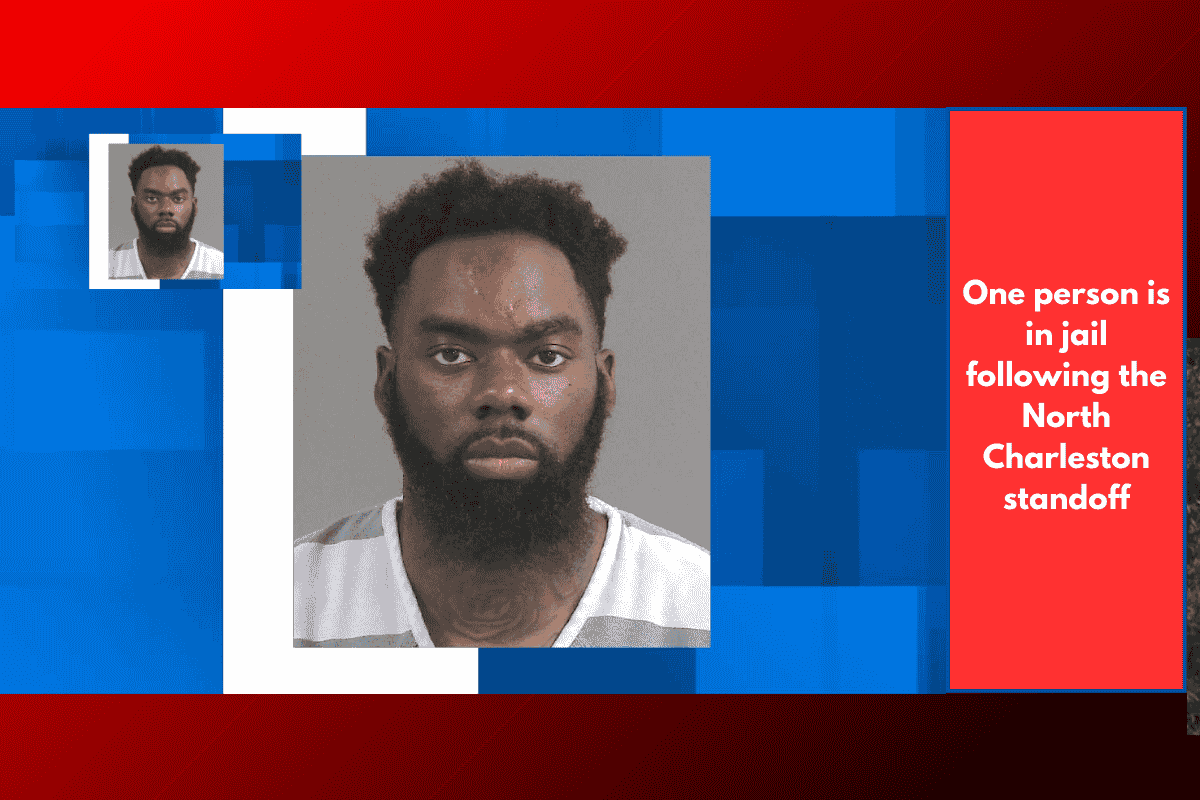 One person is in jail following the North Charleston standoff