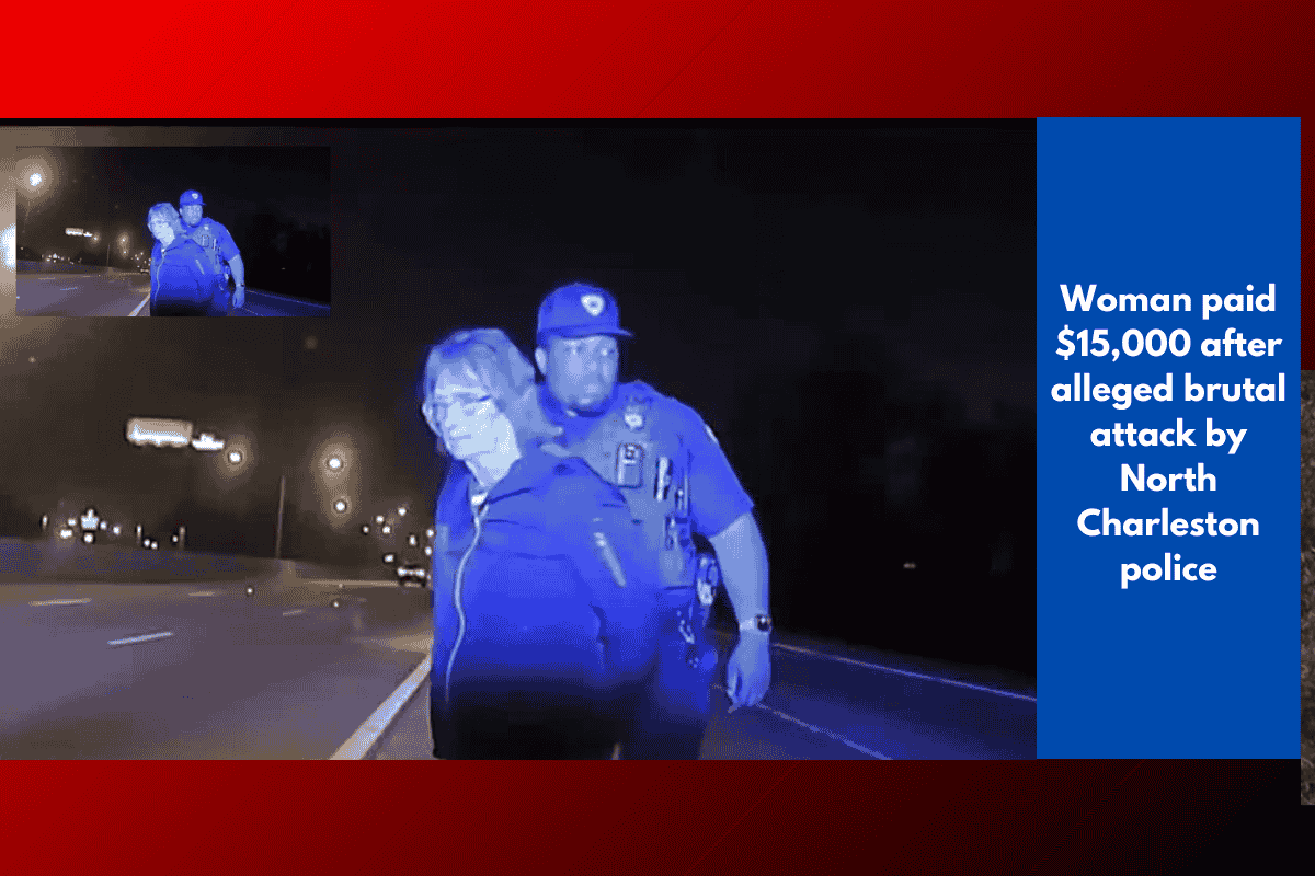 Woman paid $15,000 after alleged brutal attack by North Charleston police