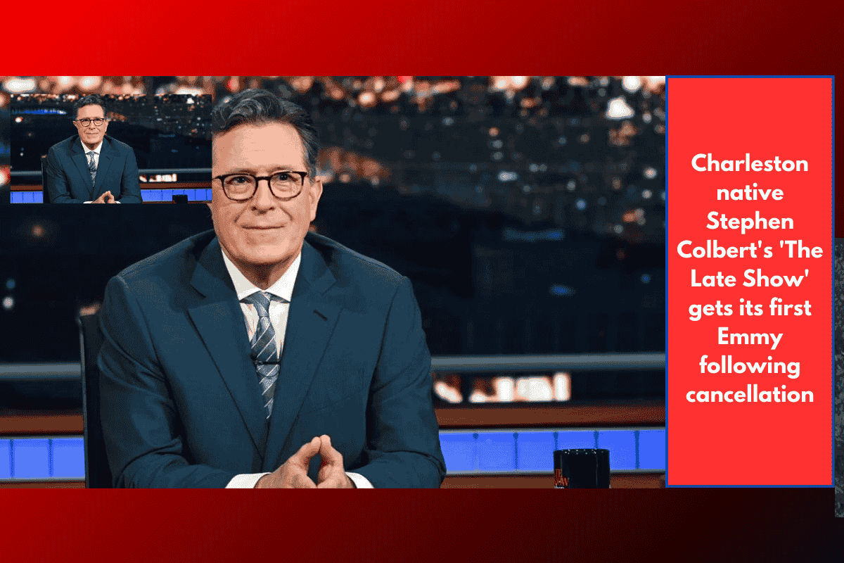 Charleston native Stephen Colbert's 'The Late Show' gets its first Emmy following cancellation
